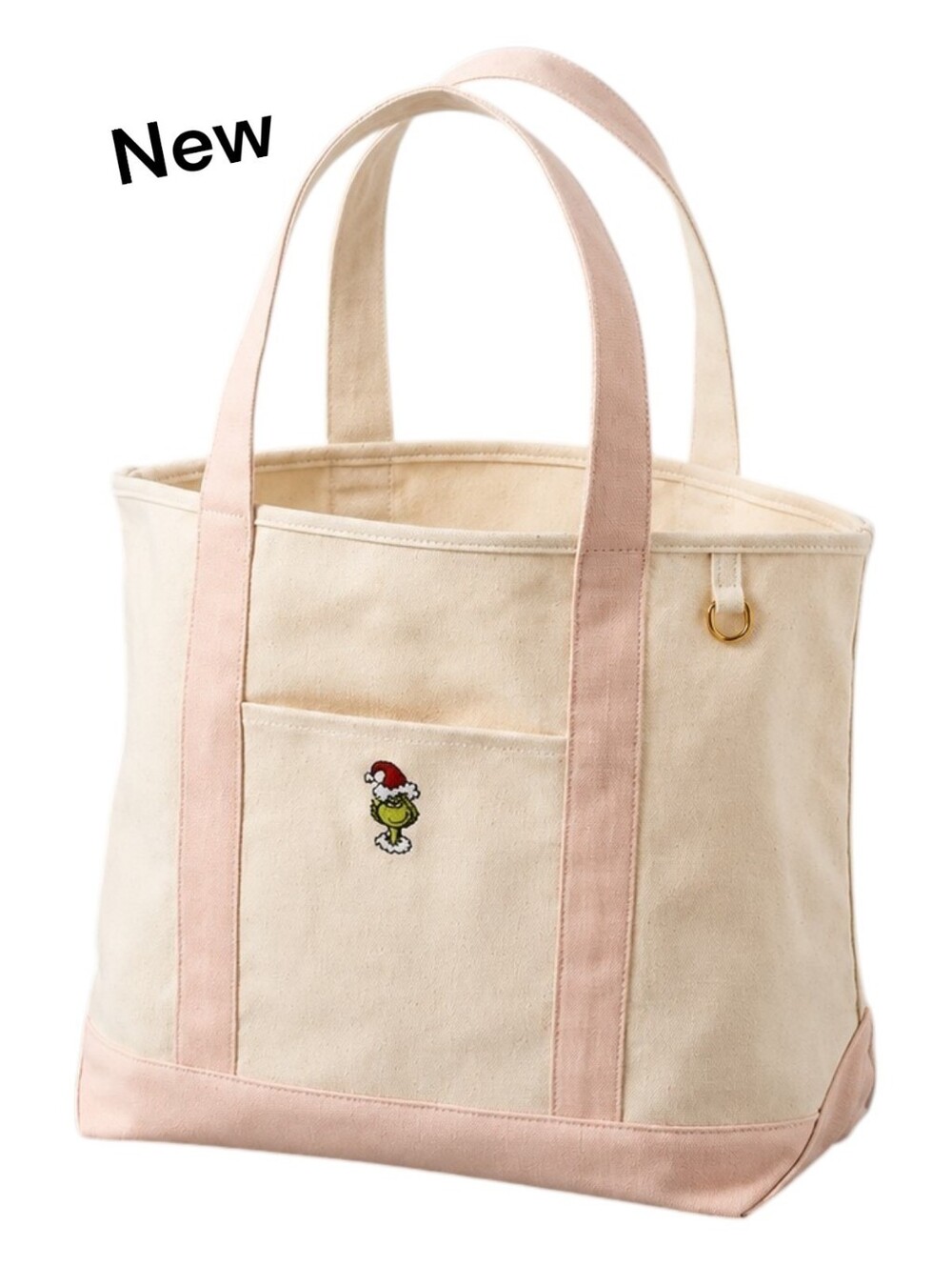 New! American Eagle Grinch Canvas Tote Bag 100% Cotton